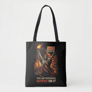 Tote Bag Torche de la démocratie