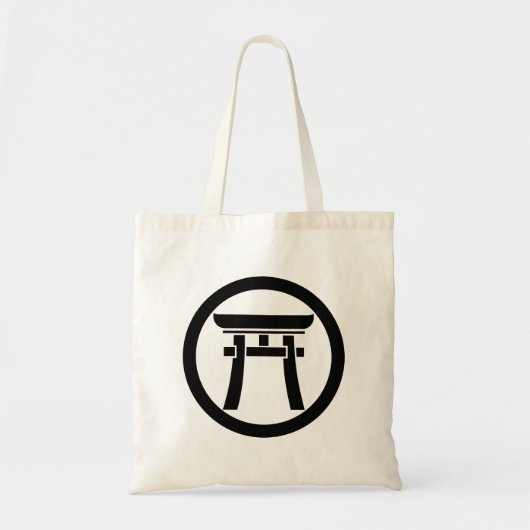 Tote Bag Torii en cercle (Devant)