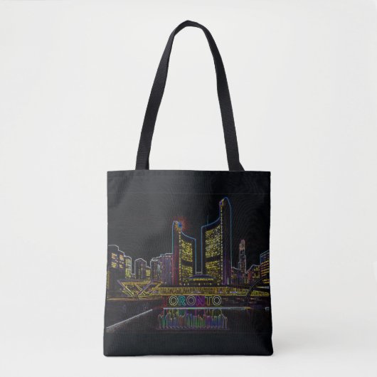 Tote Bag Toronto Skyline (Devant)