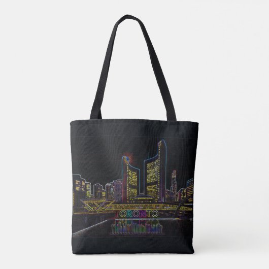 Tote Bag Toronto Skyline (Dos)