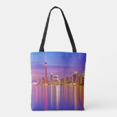 Tote Bag Toronto Skyline à Dusk (Dos)