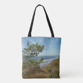 Tote Bag Torrey Pine and California Coastline Landscape (Dos)