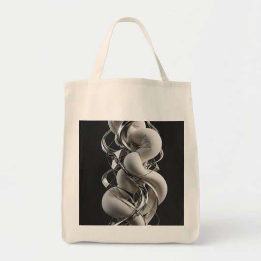 Tote Bag Torsion Chrome Vertical - Premium 3D (Devant)