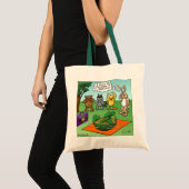 Tote Bag Tortoise et lièvre révisés (Devant (produit))