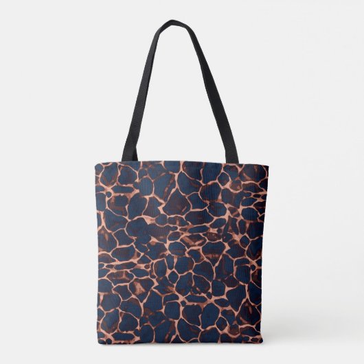Tote Bag Tortoise Shell Personalized Monogram  (Dos)