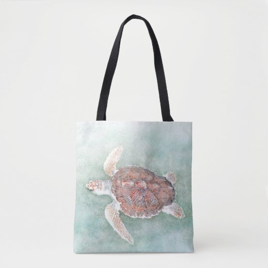 Tote Bag tortue 2 (Devant)