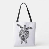 Tote Bag Tortue 2 de style (Dos)