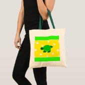 Tote Bag Tortue à pois (Devant (produit))