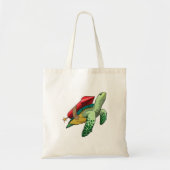 Tote Bag Tortue avec fusée (Devant)