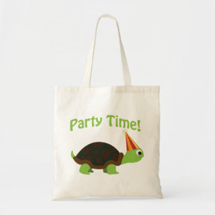 Tote Bag Tortue c'est l'heure de faire la fête !