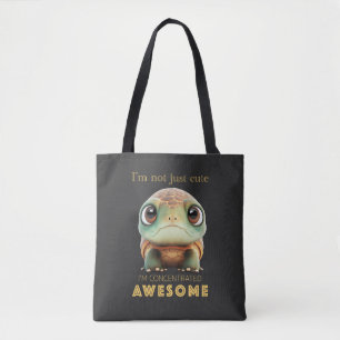 Tote Bag Tortue Concentrée Awesome Mignonne adorable Drôle