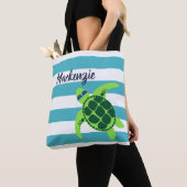 Tote Bag Tortue cool avec lunettes (De près)