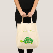 Tote Bag Tortue d'amour (Devant (produit))