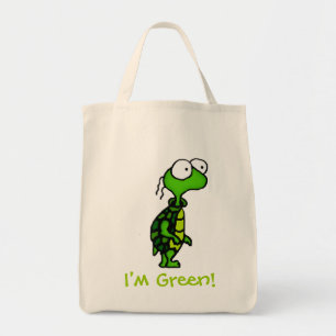 Tote Bag Tortue de bande dessinée
