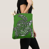 Tote Bag Tortue de l'imaginaire 3 D (De près)