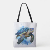 Tote Bag Tortue de mer, (Dos)