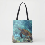 Tote Bag tortue de mer (Devant)