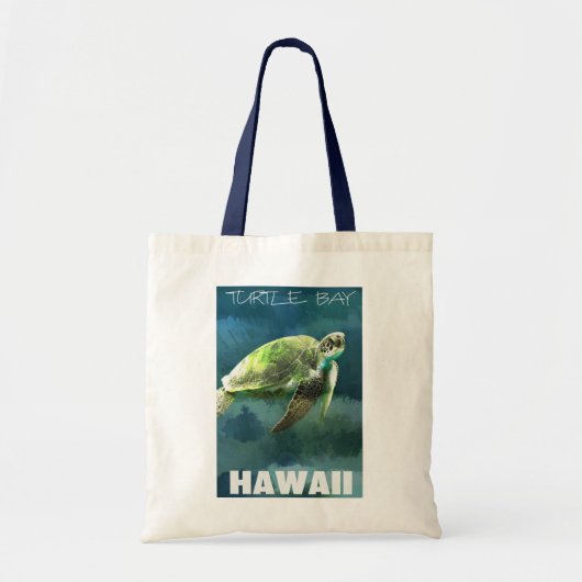 Tote Bag Tortue de mer d'Hawaii Artiste (Devant)