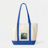 Tote Bag Tortue de mer vitrail (Devant)