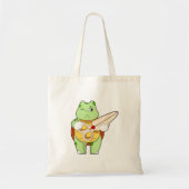 Tote Bag Tortue en coiffeur avec ciseaux (Devant)