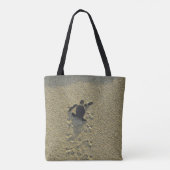 Tote Bag Tortue verte, (Chelonia mydas), éclos (Dos)