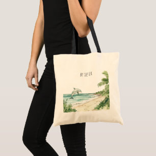 Tote Bag Tortues marines dauphin océan plage