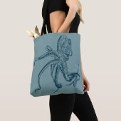 Tote Bag Tot bag octopus (De près)
