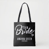 Tote Bag Tot De Groupe D'Épouses Blanches Et Noires Personn (Devant)