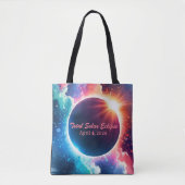 Tote Bag Total Éclipse solaire 8 avril 2024 Commémoratif (Devant)