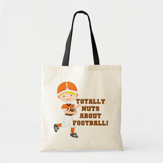 Tote Bag Totalement Nuts au sujet du football (Devant)
