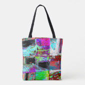 Tote Bag Tote – Abstract Grid (Dos)