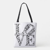 Tote Bag Tote bag-LOVE design (Dos)