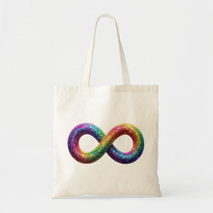 Tote Bag tote, signe de l'infini, autisme
