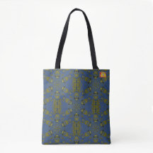 Totebag Snake Pond Blue
