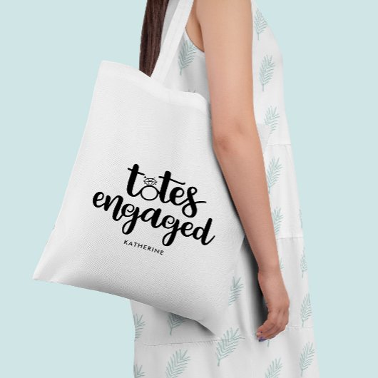 Tote Bag Totes engagées - Mariée à être personnalisée