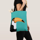 Tote Bag Toucan Allover Fourre-tout (De près)