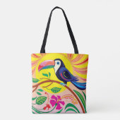 Tote Bag Toucan Tropical (Dos)