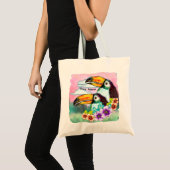 Tote Bag Toucans Tropicaux (Devant (produit))