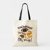 Tote Bag Touchdowns Turquie & tarte | Oh, mon (Dos)