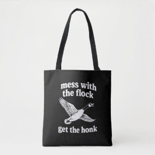 Tote Bag Touche au troupeau, récolte le cri