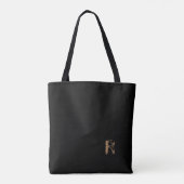 Tote Bag Touche Brown sur le thème noir   (Dos)