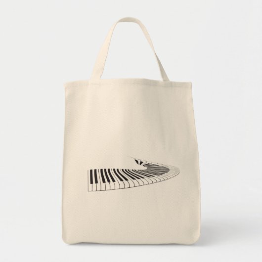 Tote Bag Touches de piano (Devant)