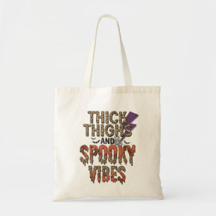 Tote Bag Touches épaisses Vibes Éffrayantes