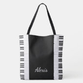 Tote Bag Touches et nom du piano (Dos)
