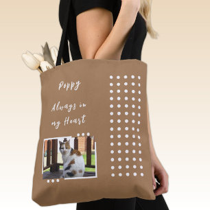 Tote Bag Toujours dans mon coeur 2 photo amant animal de co