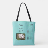Tote Bag Toujours dans mon coeur 2 photo animal de compagni (Dos)