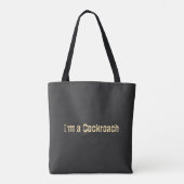 Tote Bag Toujours là. Construit différemment. Graphique de (Dos)