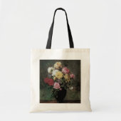 Tote Bag Toujours la vie avec des fleurs dans Vase par Olaf (Devant)