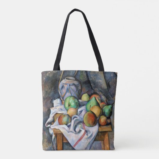 Tote Bag Toujours la vie avec les fruits, Paul Cezanne (Dos)