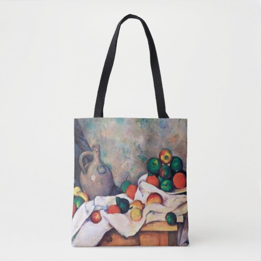 Tote Bag Toujours la vie avec les fruits, Paul Cezanne (Devant)